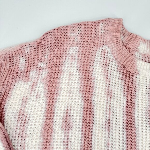 Pistola Olga Thermal Pullover Size XL Waffle Knit Long Sleeve Cotton Crewneck - Picture 4 of 11